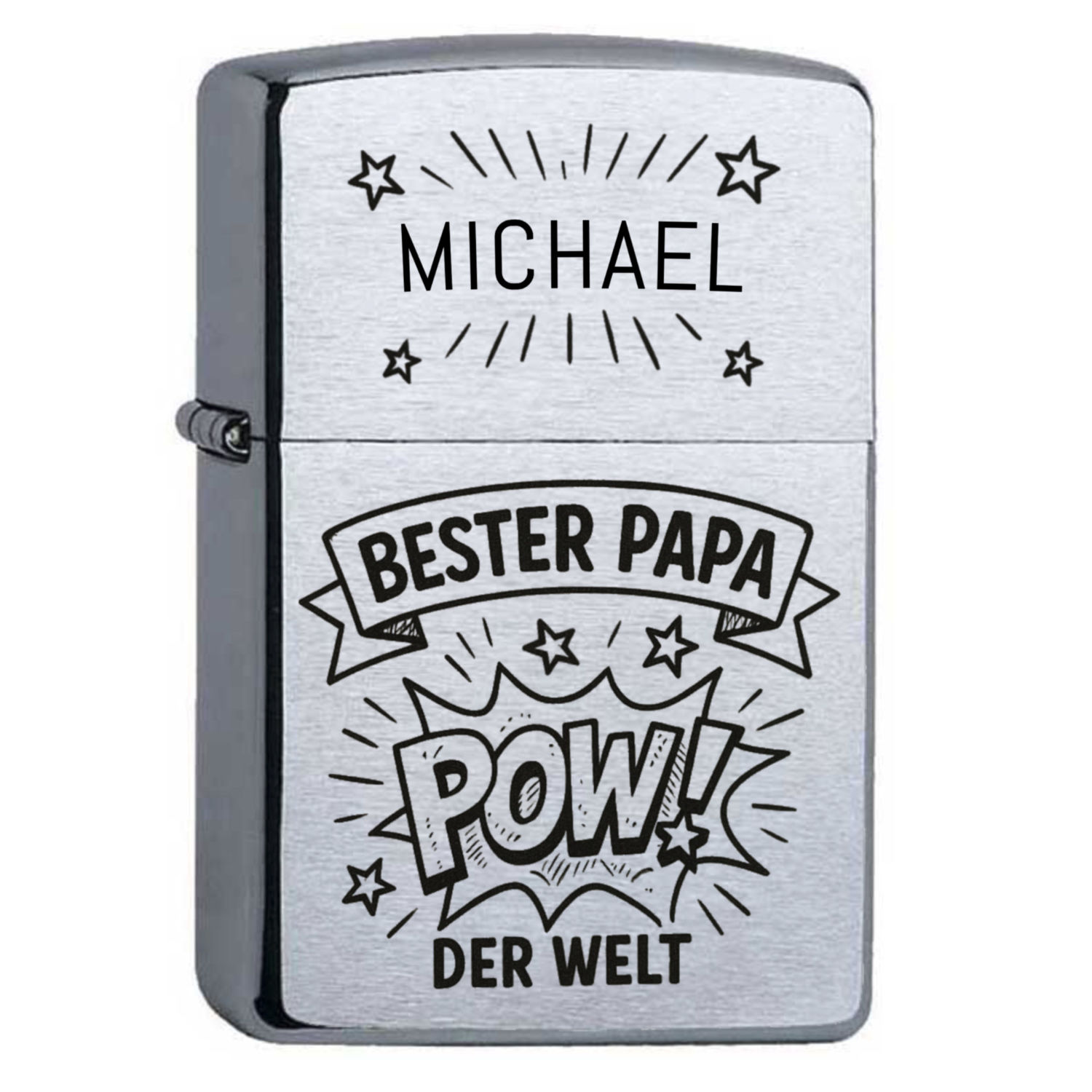 Zippo Feuerzeug mit Gravur Bester Papa der Welt