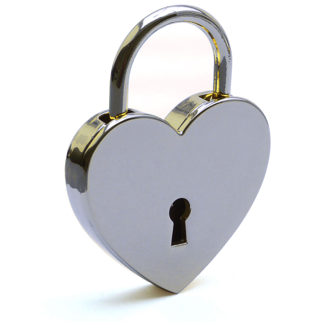 Herzschloss in verschiedenen Farben inkl. Wunschgravur